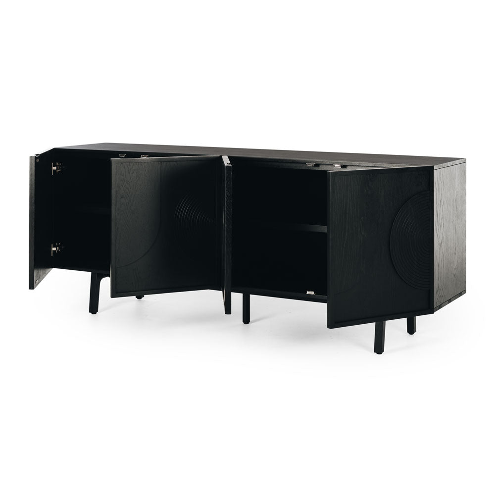 Arc Black Sideboard