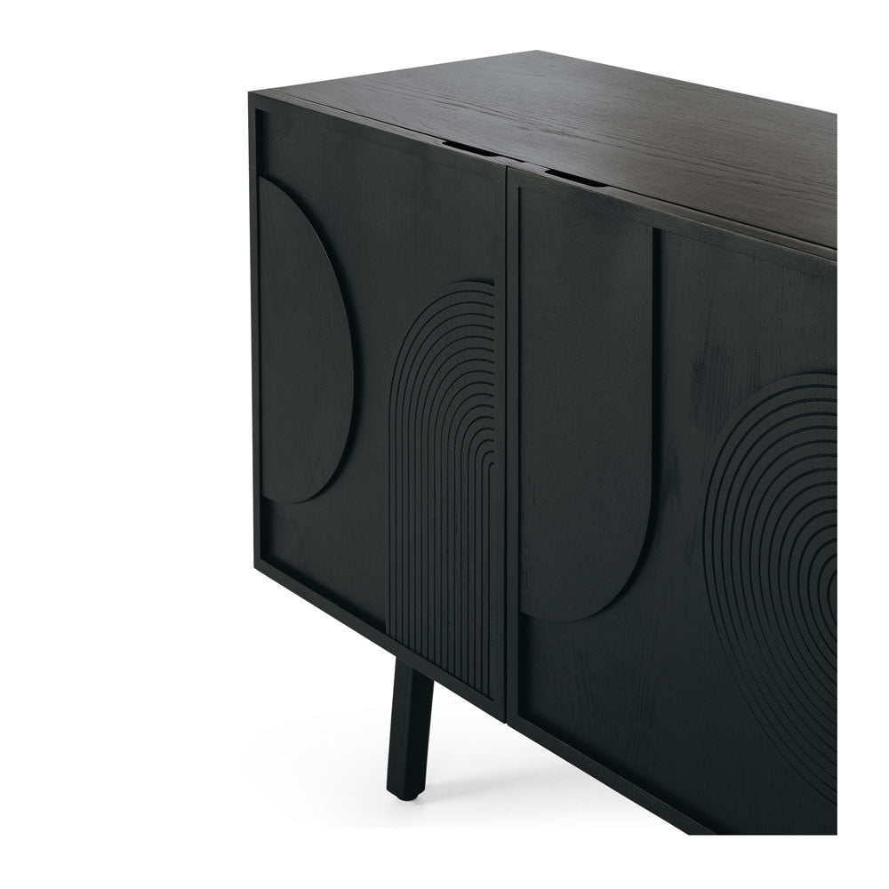 Arc Black Sideboard
