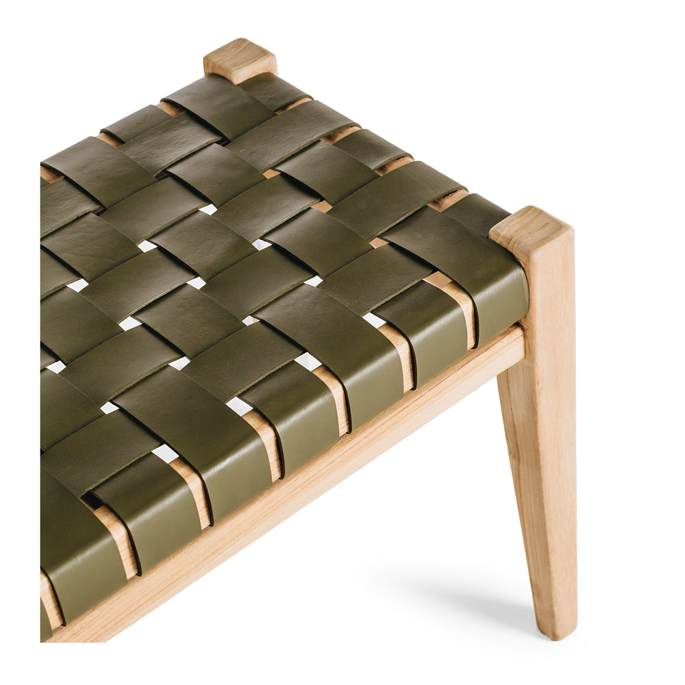 Indo Bench - Olive Green