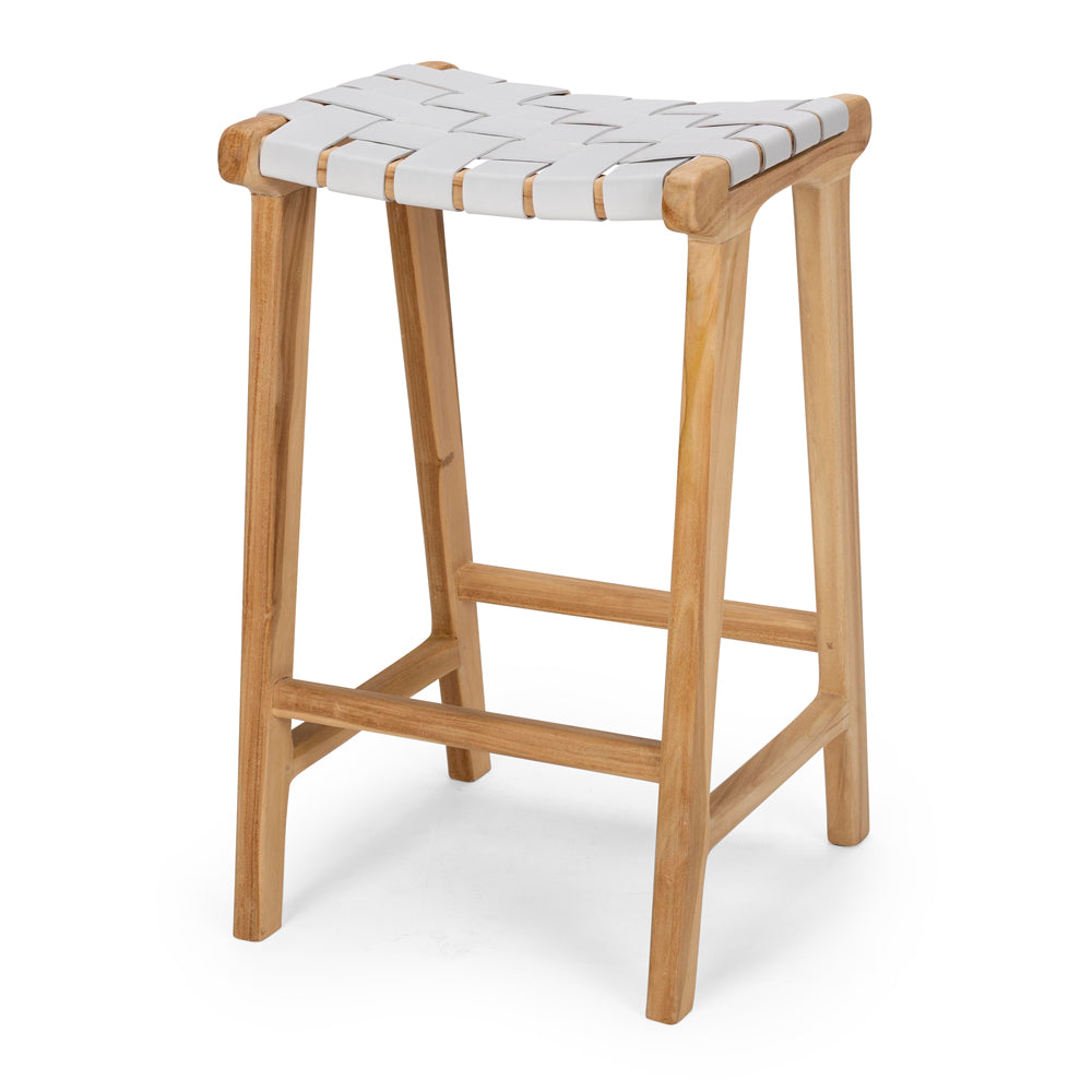 Indo Bar Stool - Duck Egg Grey