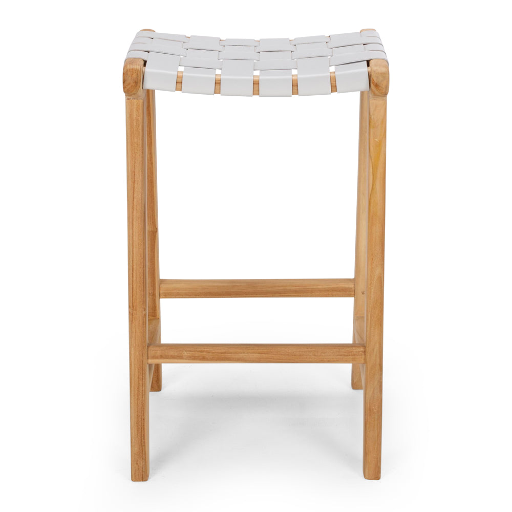 Indo Bar Stool - Duck Egg Grey