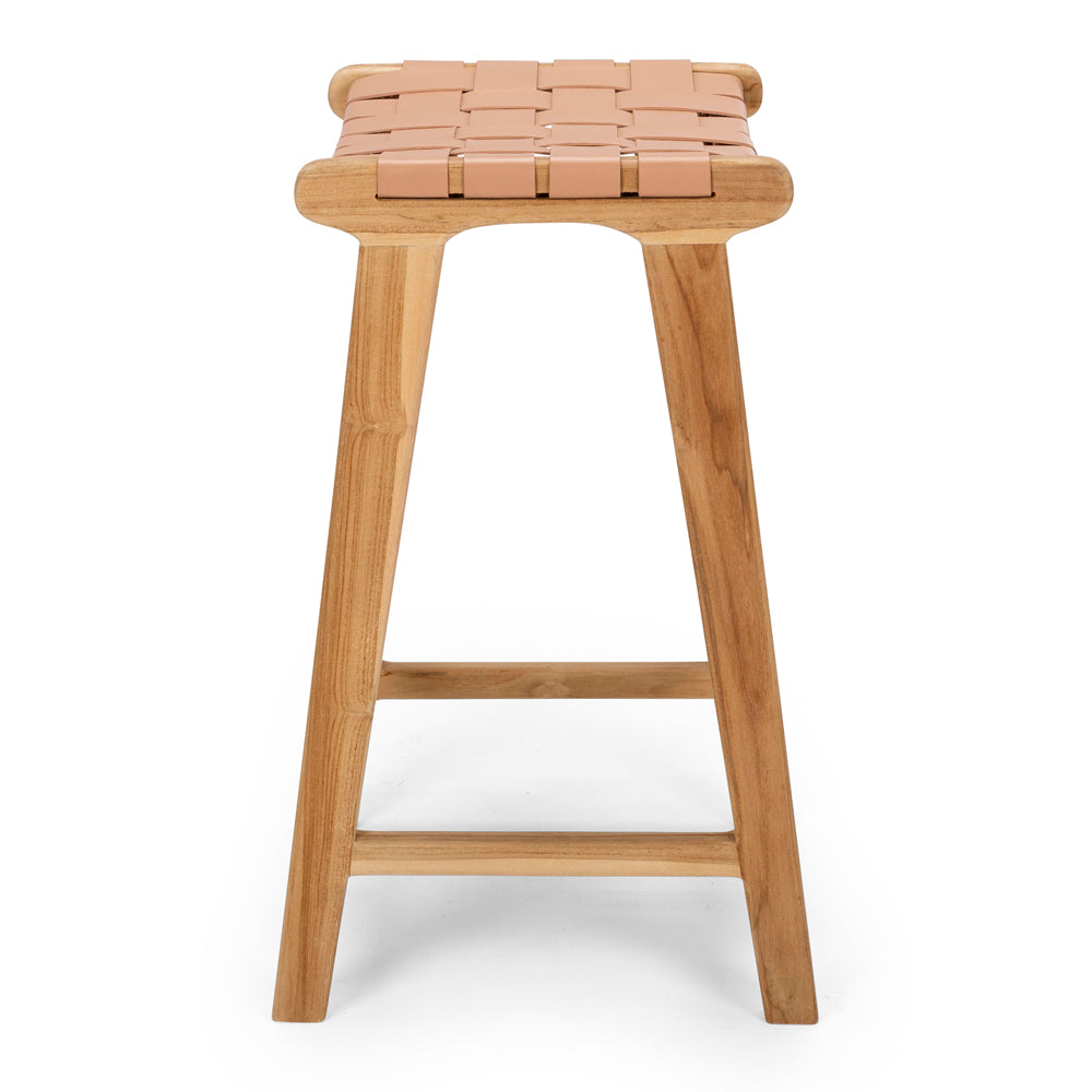 Indo Bar Stool - Plush Pink