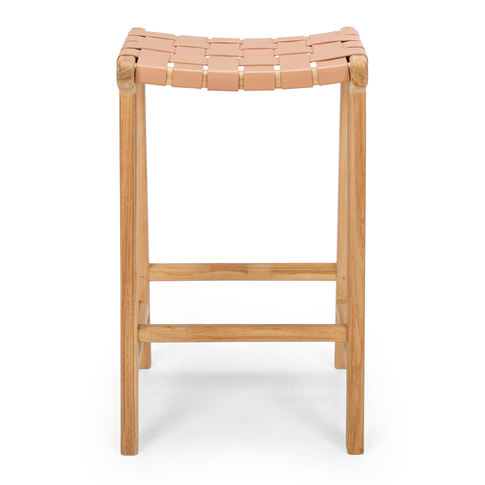Indo Bar Stool - Plush Pink