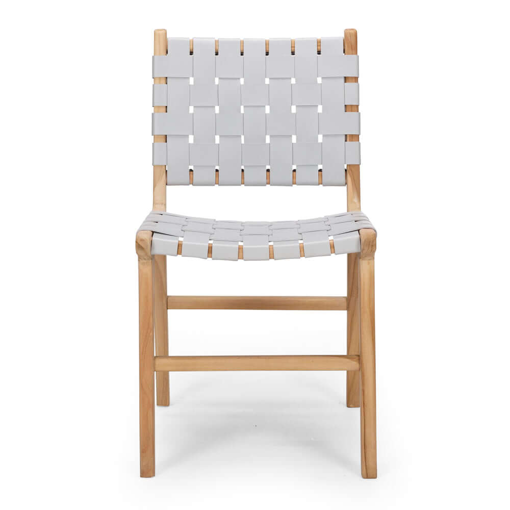 Indo Dining Chair - Duck Egg Grey