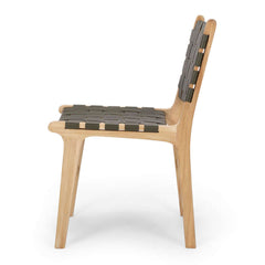 Indo Dining Chair - Olive Green