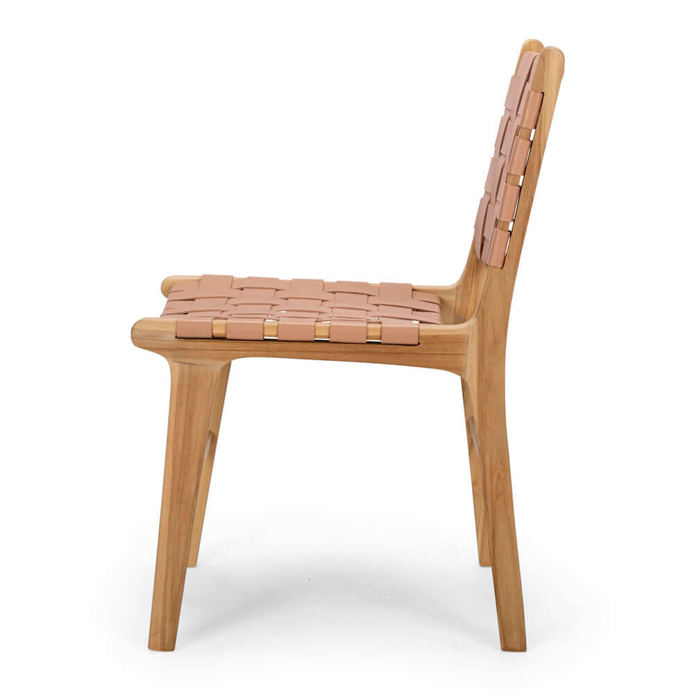 Indo Dining Chair - Plush Pink