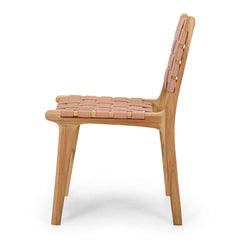 Indo Dining Chair - Plush Pink