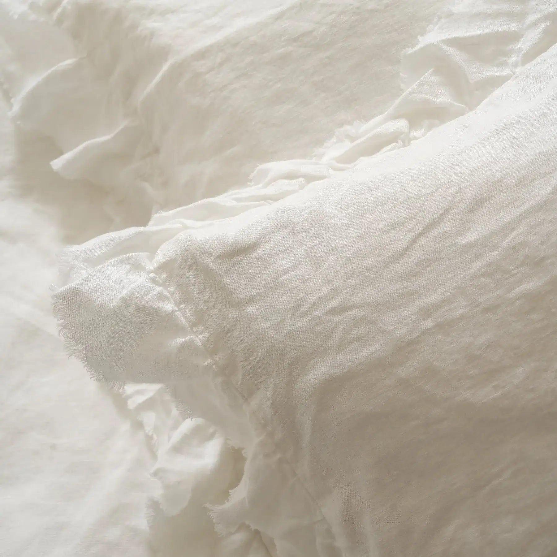 French Flax Ruffle Pillowcases