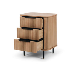 Anders 3 Drawer Bedside