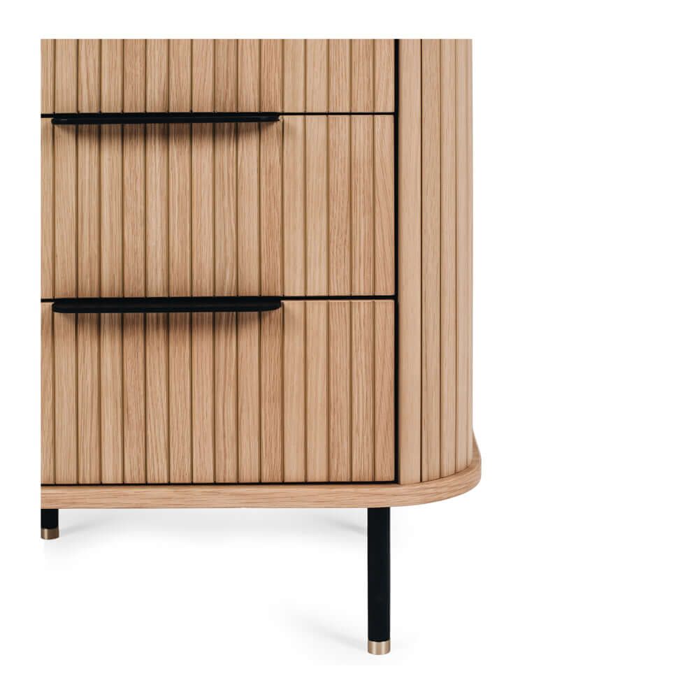 Anders 3 Drawer Bedside