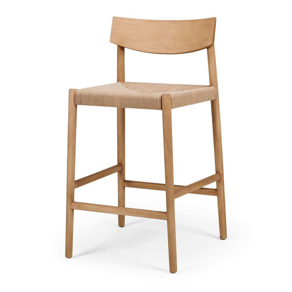 Ingrid Bar Stool - Natural Oak