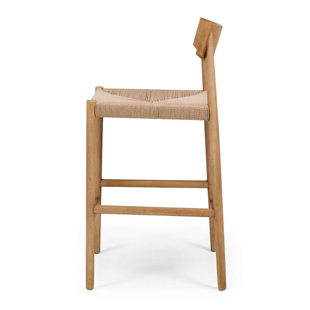 Ingrid Bar Stool - Natural Oak