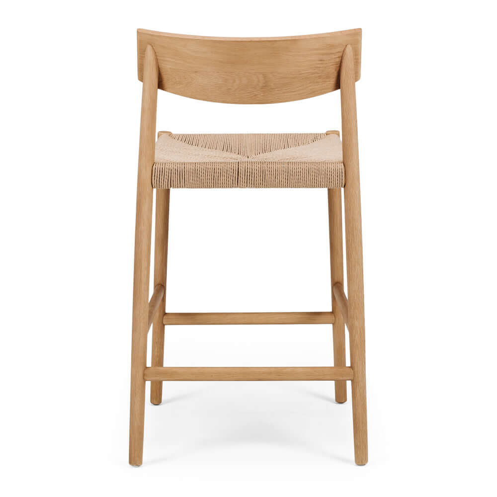 Ingrid Bar Stool - Natural Oak
