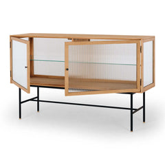 Kobe Oak & Glass Sideboard