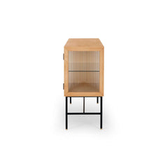 Kobe Oak & Glass Sideboard