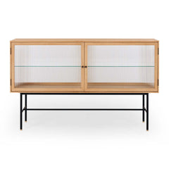 Kobe Oak & Glass Sideboard
