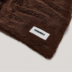 Faux Fur Throw Blanket - Chocolate