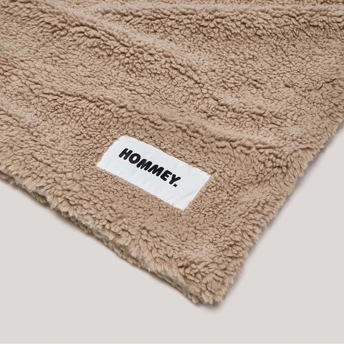 Faux Fur Throw Blanket - Warm Grey