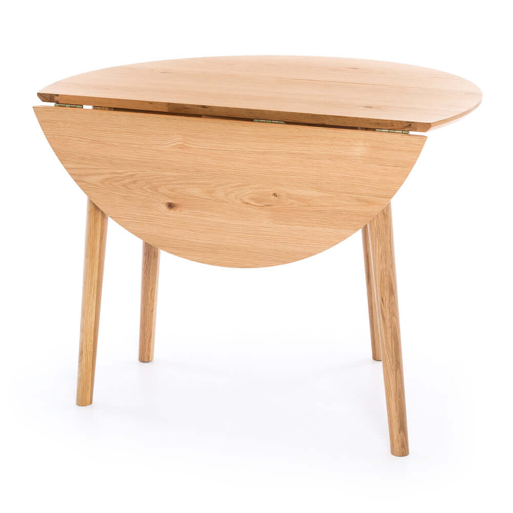 Nordik Round Drop-leaf Dining Table