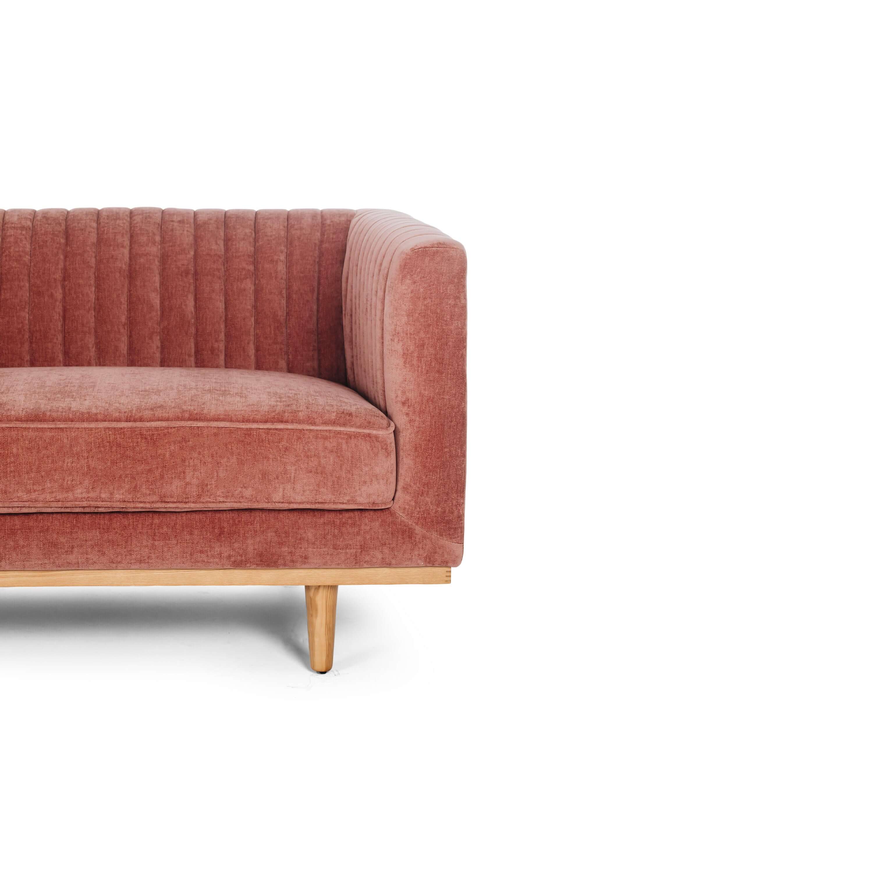 Madison 3 Seater Sofa - Amber Rose