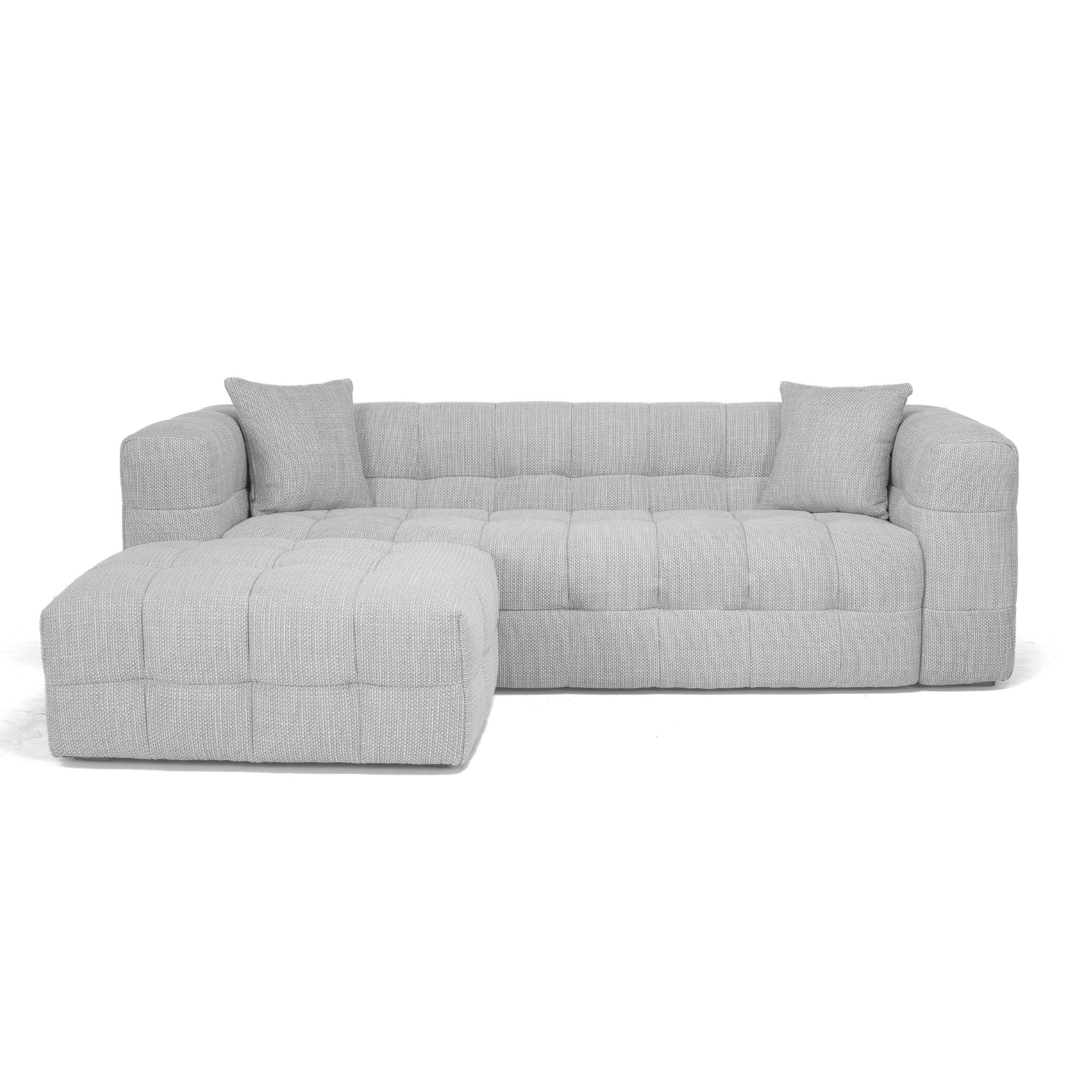 Michelin Ottoman - Grey Weave