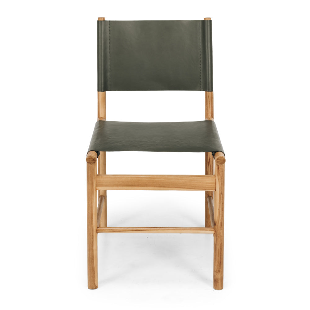 Ned Dining Chair - Olive Green