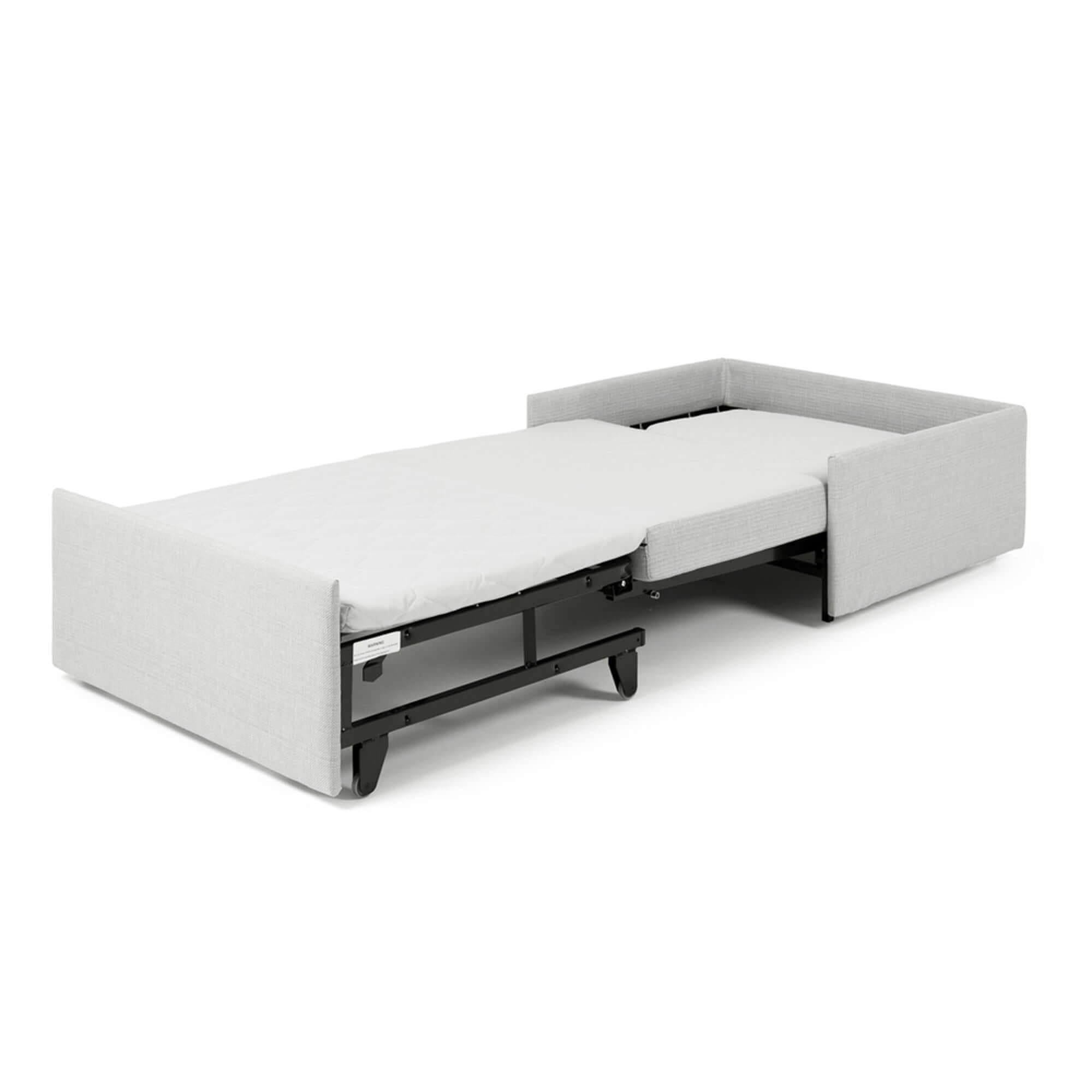 Otto Single Sofa Bed Light Grey