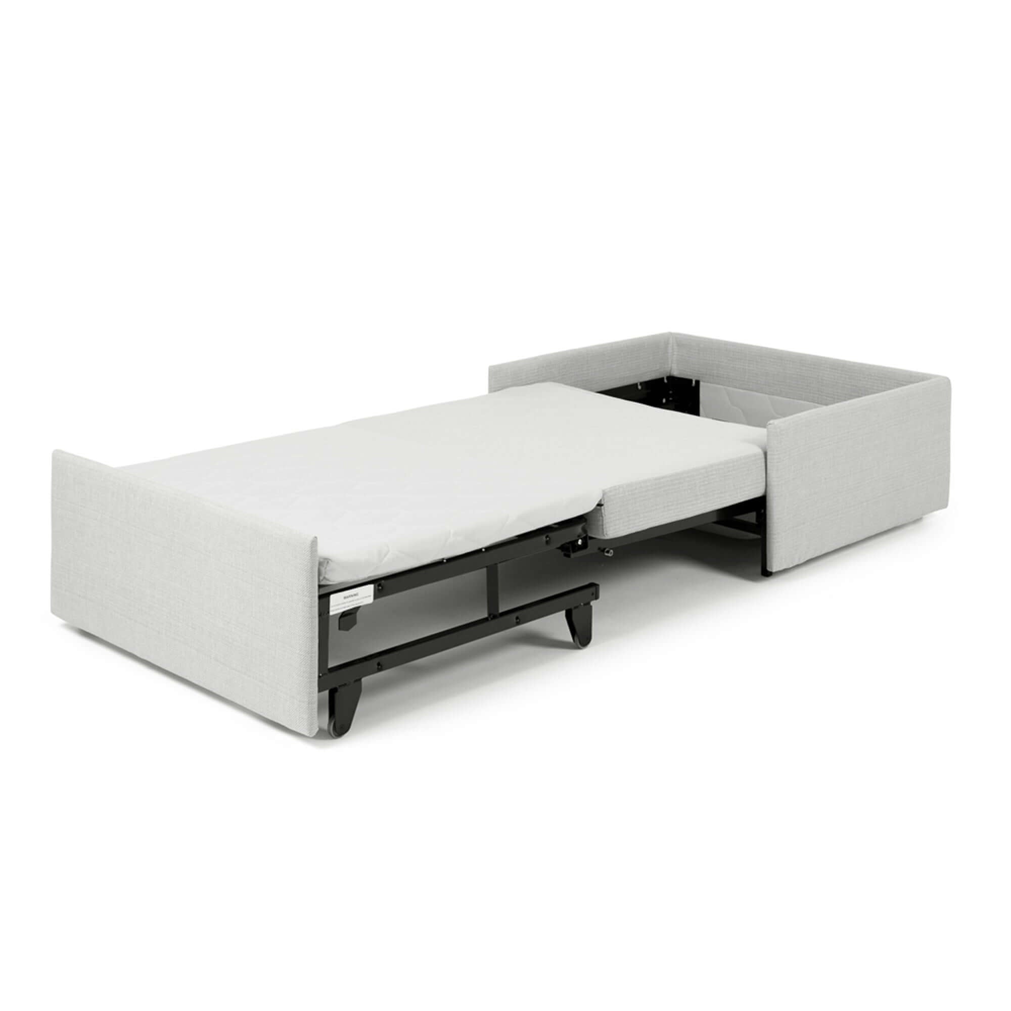 Otto Single Sofa Bed Light Grey