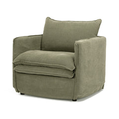 Hamilton Slipcover Armchair - Khaki