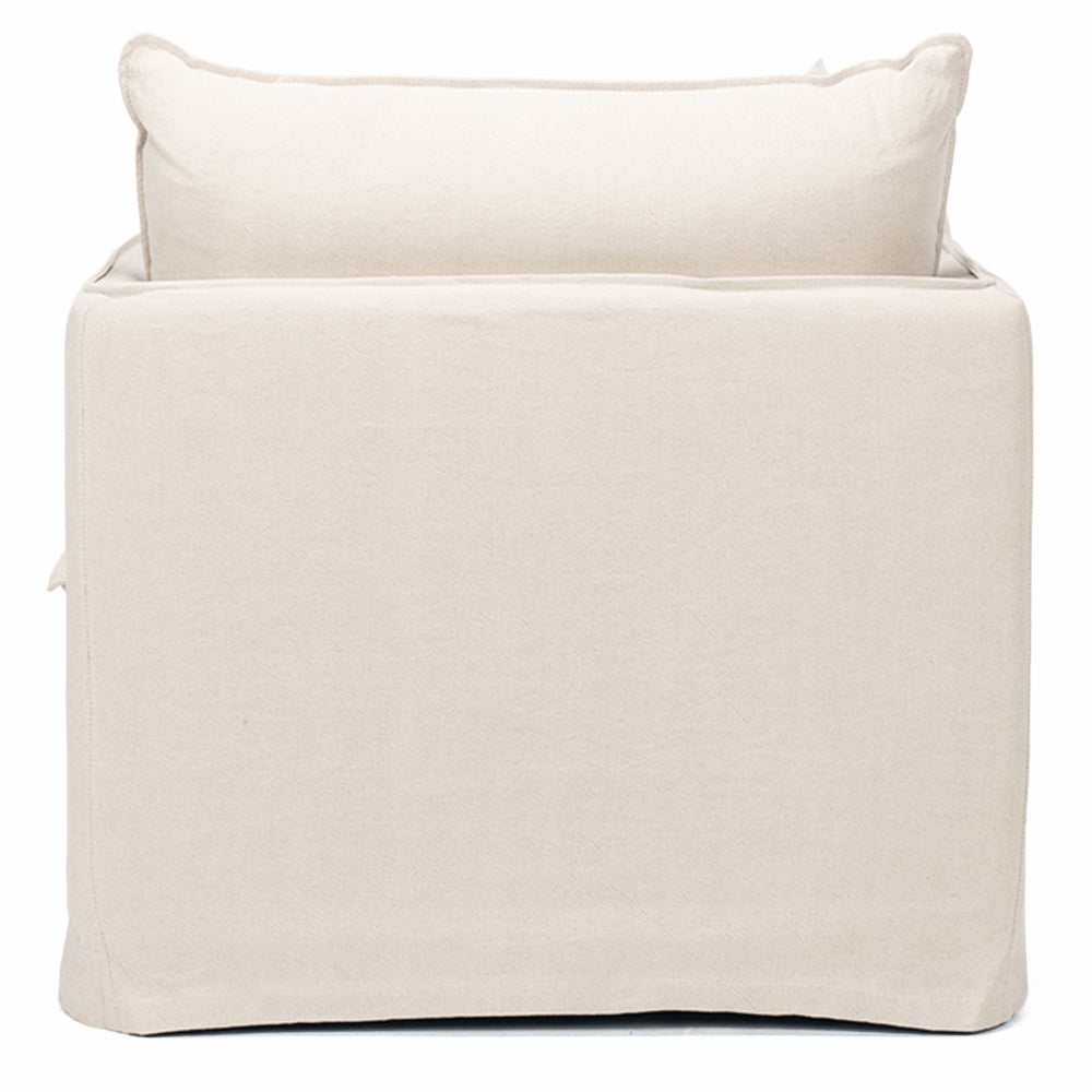 Hamilton Slipcover Armchair - Oatmeal