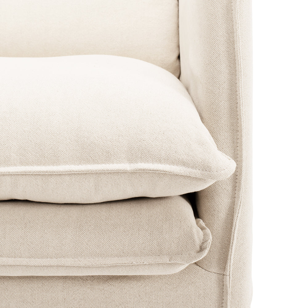 Hamilton Slipcover Armchair - Oatmeal