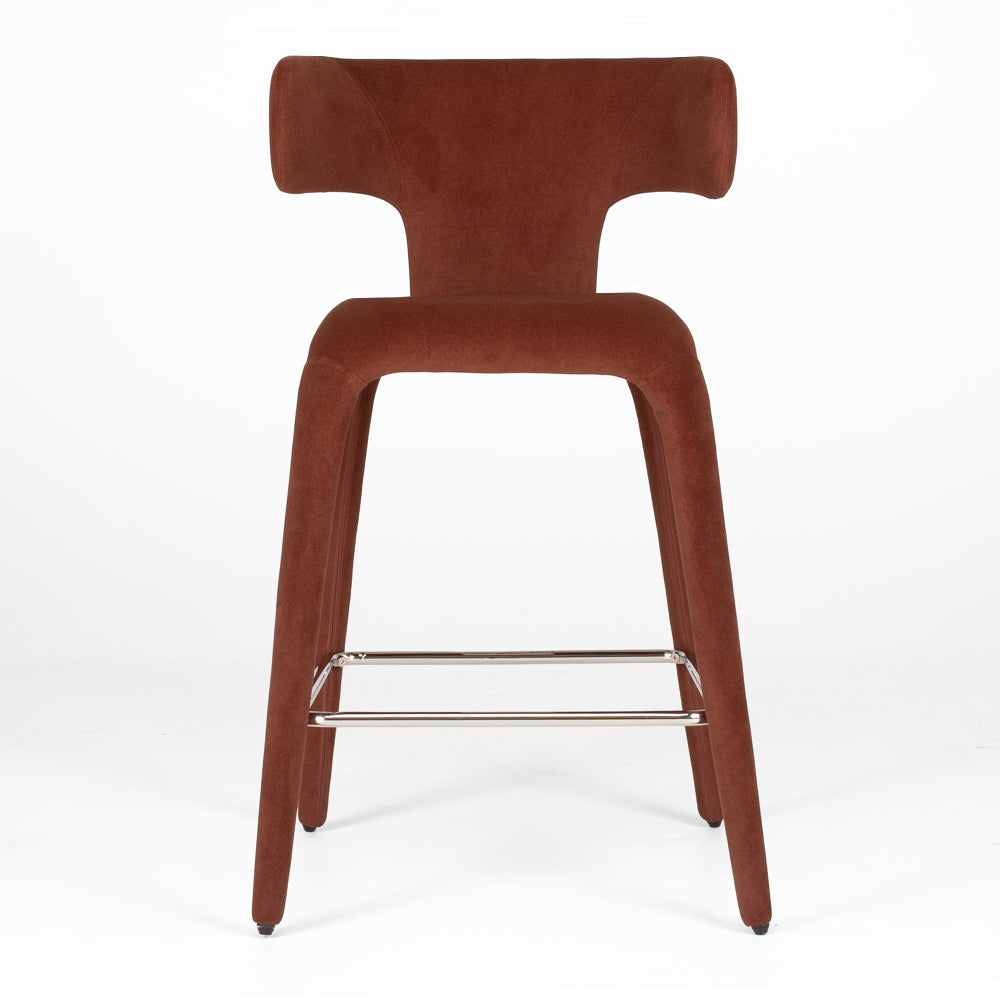 Be-til Juice Bar Stool - Burnt Sienna