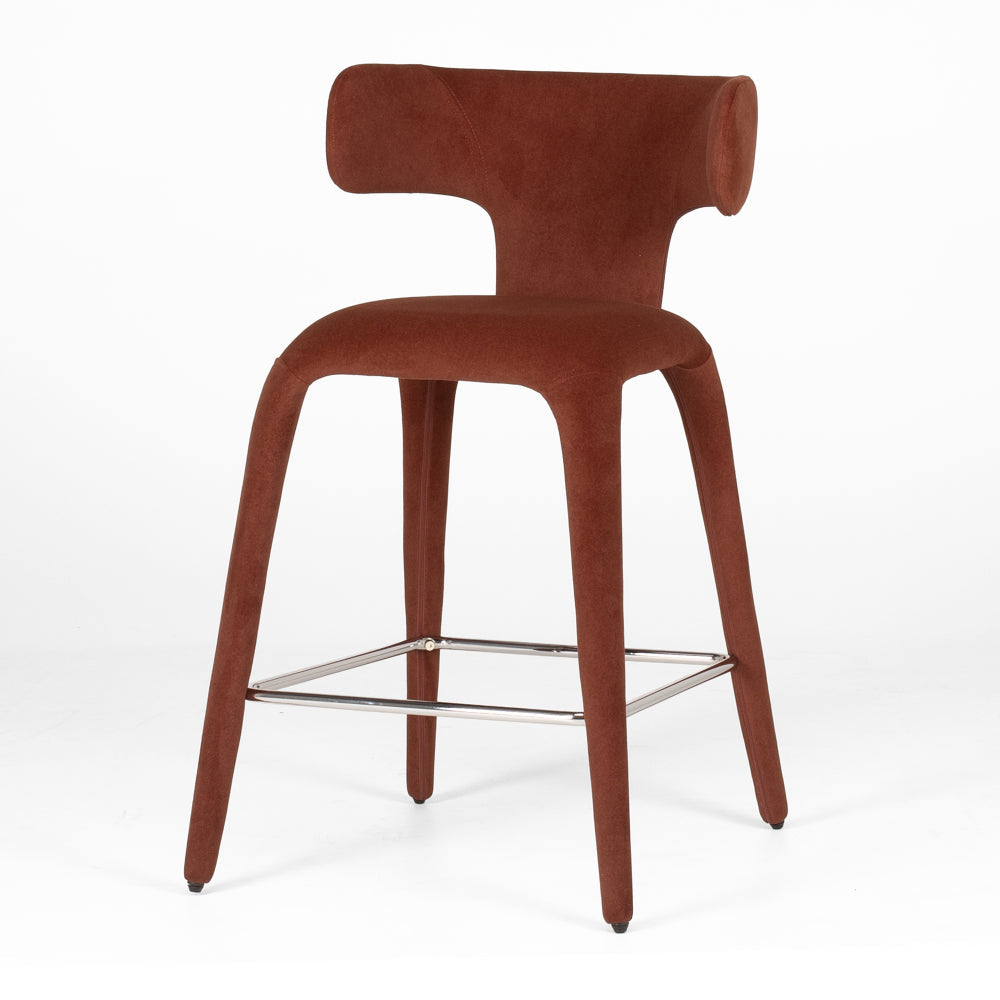 Be-til Juice Bar Stool - Burnt Sienna