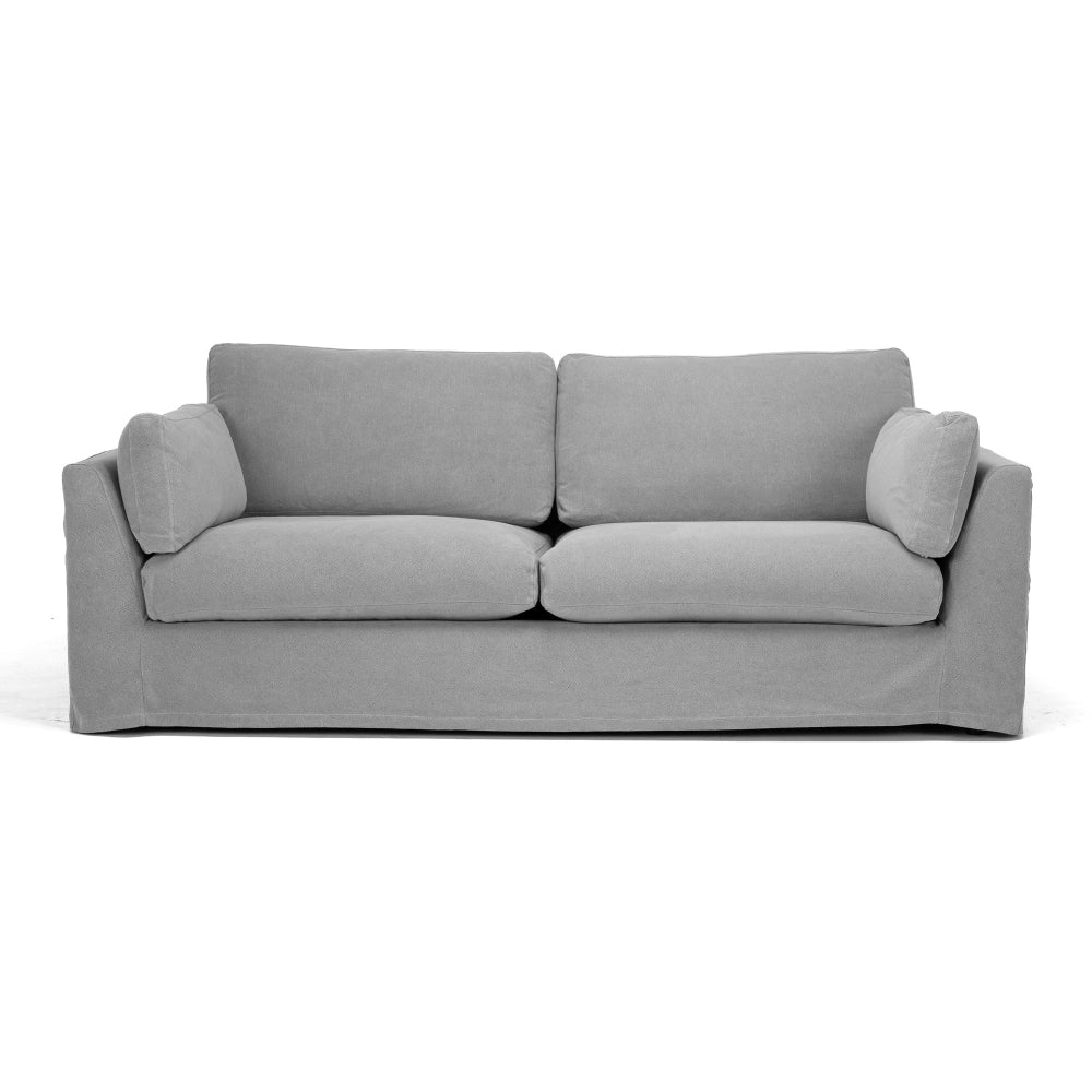 Carson Slipcover 3 Seater Sofa - Cement