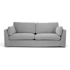 Carson Slipcover 3 Seater Sofa - Cement