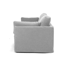 Carson Slipcover 3 Seater Sofa - Cement