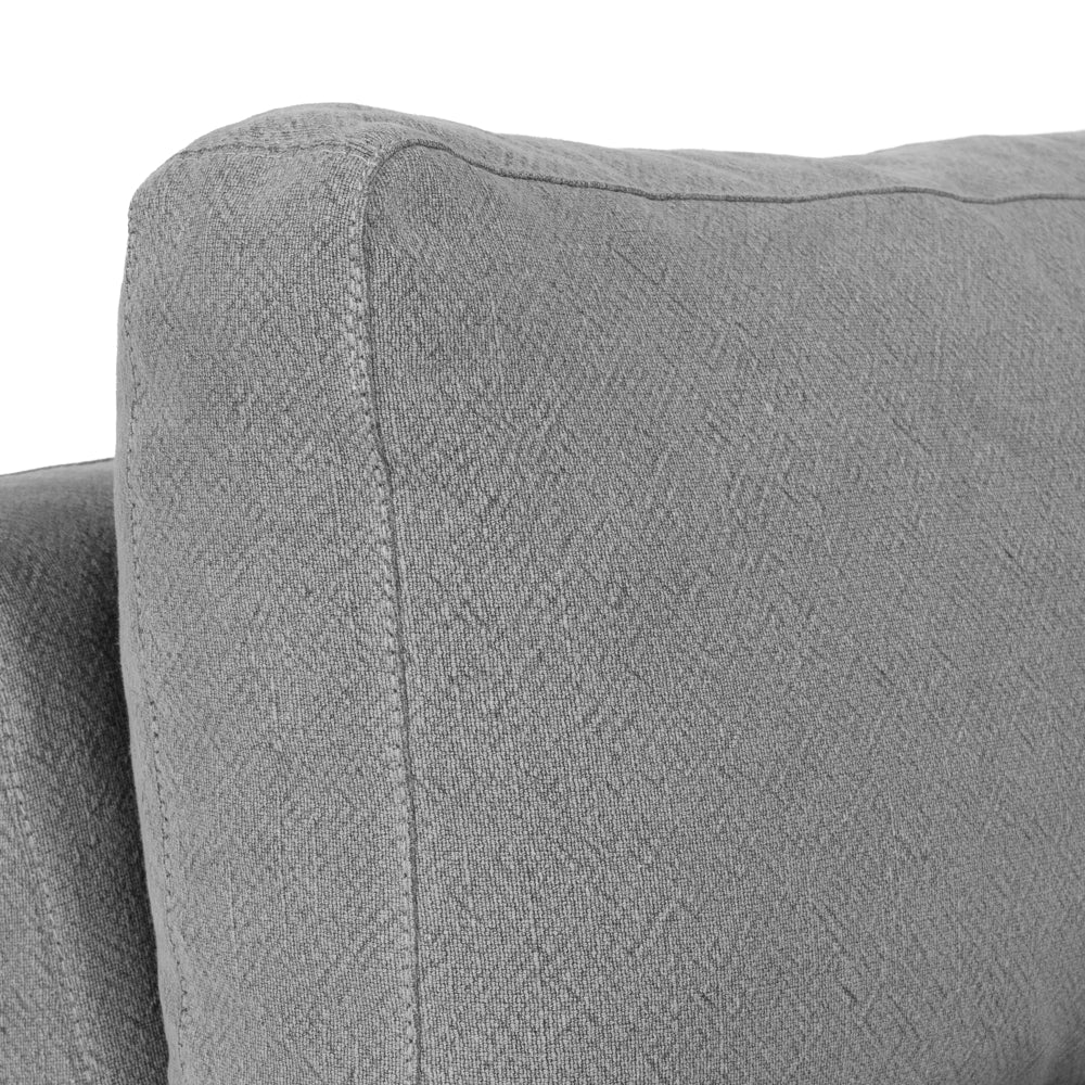 Carson Slipcover 3 Seater Sofa - Cement