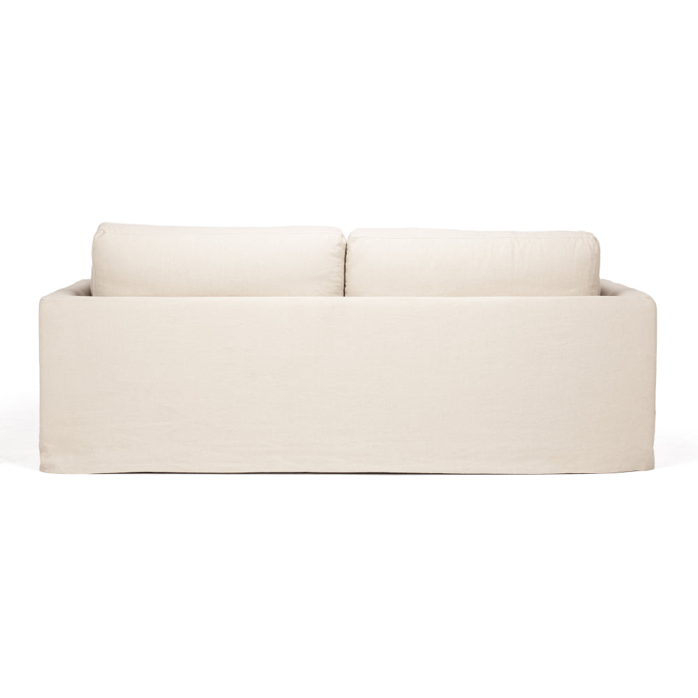 Carson Slipcover 3 Seater Sofa - Oatmeal