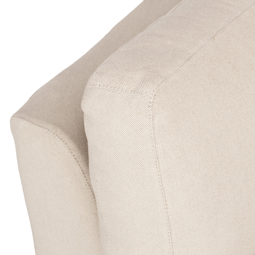 Carson Slipcover 3 Seater Sofa - Oatmeal