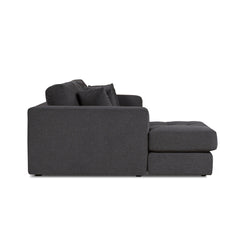 Hugo 3 Seater Chaise - Shadow