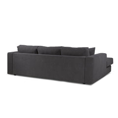 Hugo 3 Seater Chaise - Shadow