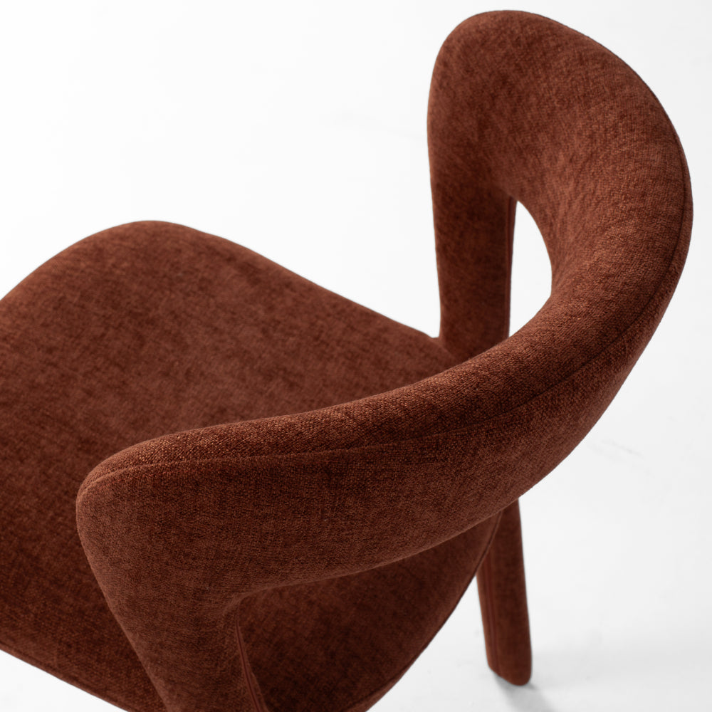 Munich Dining Chair - Rust Burgundy