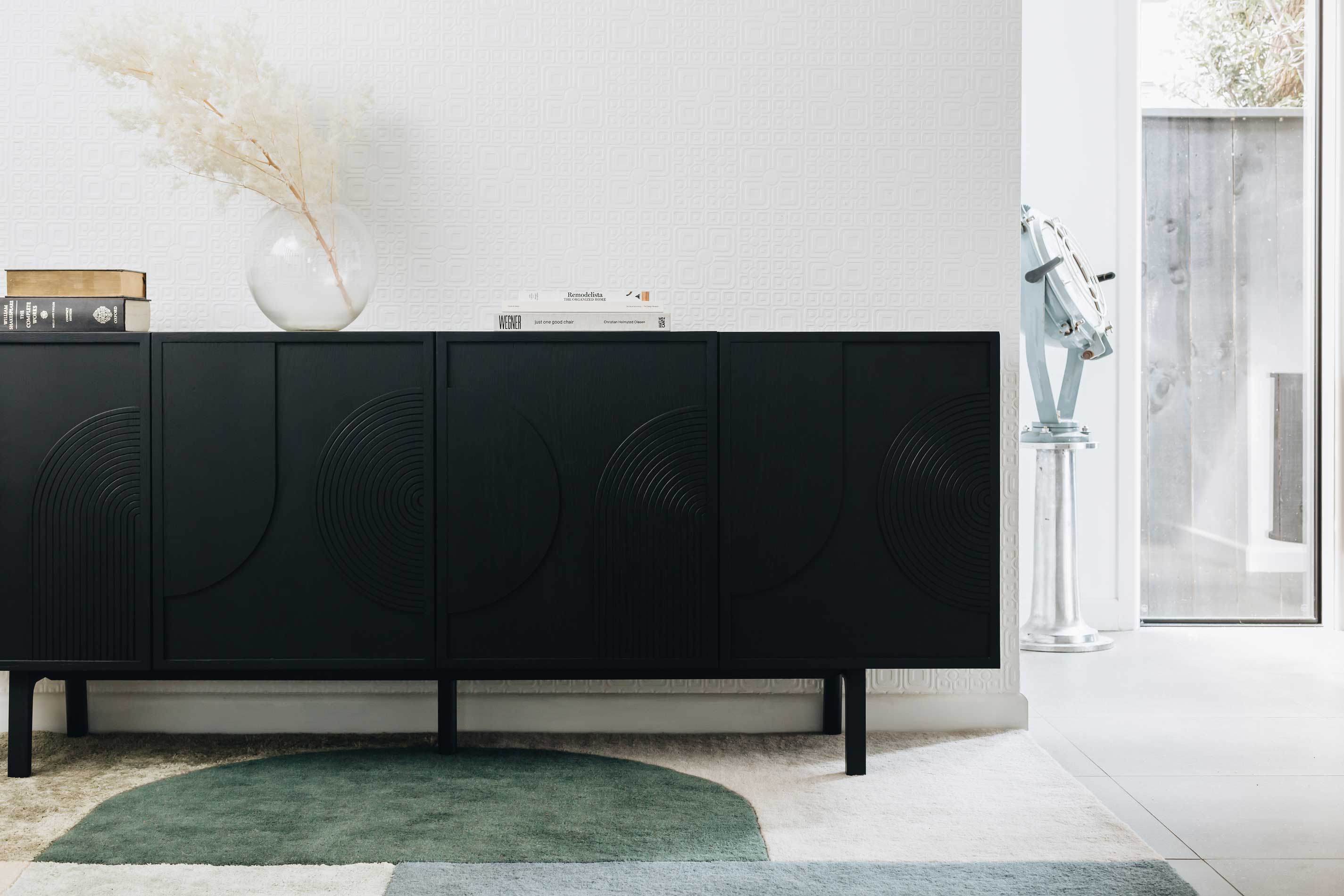 Arc Black Sideboard